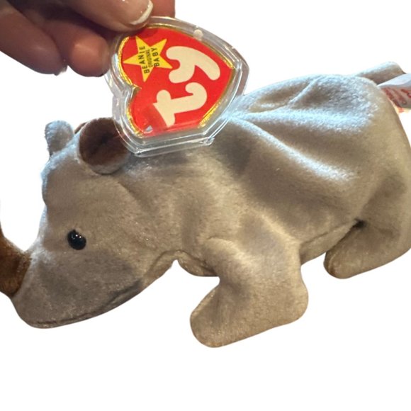 Ty Beanie Babies Spike The Rhinoceros - NWMT - Picture 3 of 11